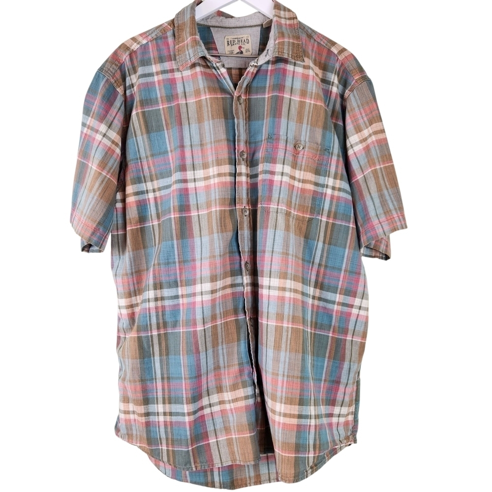 RedHead Multicolor Plaid Button-Up Shirt